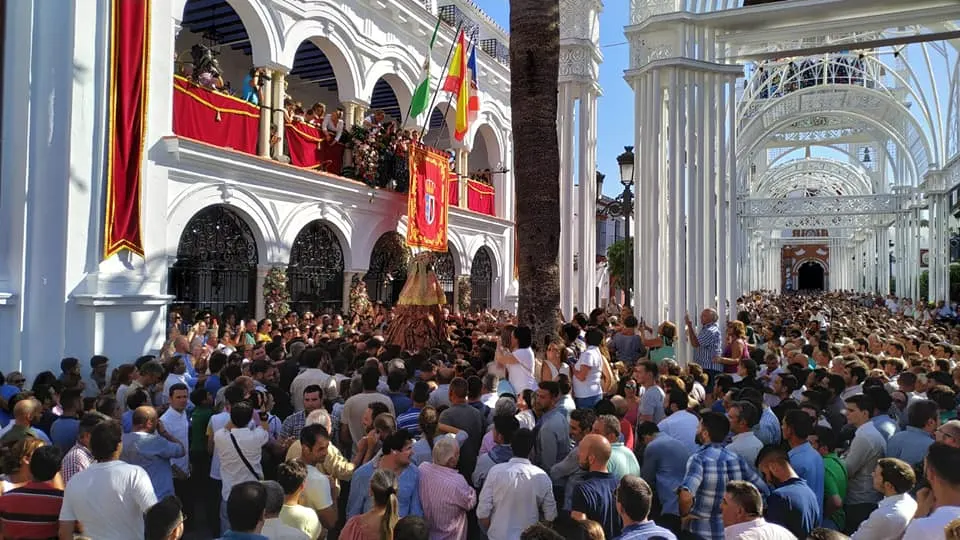 la virgen del rocio en Almonte traslado 2019-4