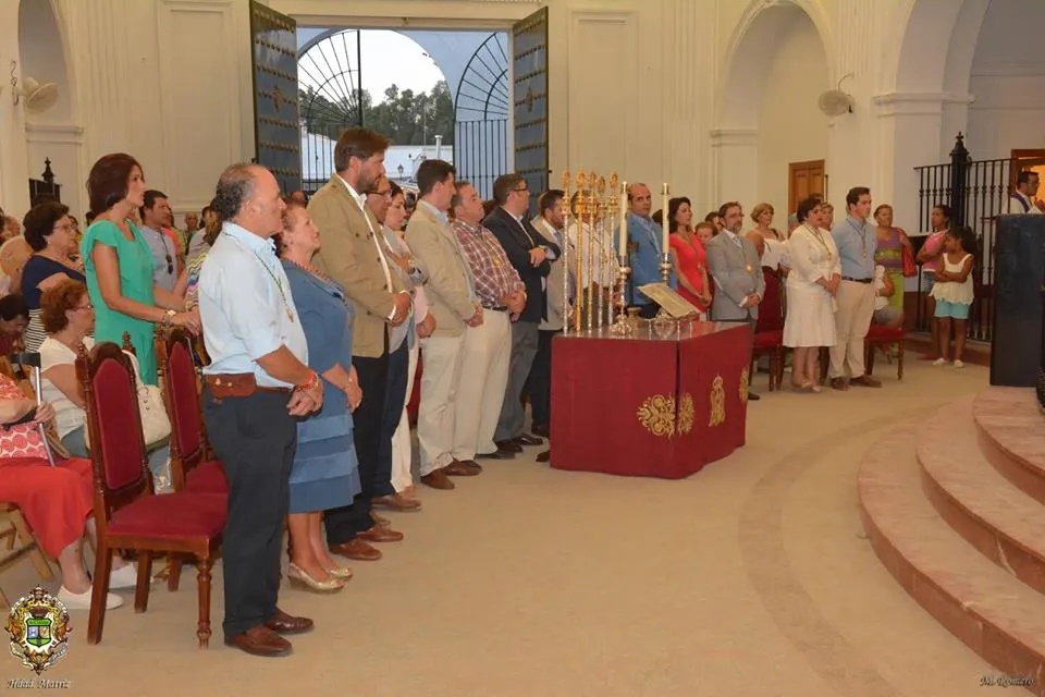2015-Primer día de Triduo Preparatorio del Rocío Chico-1