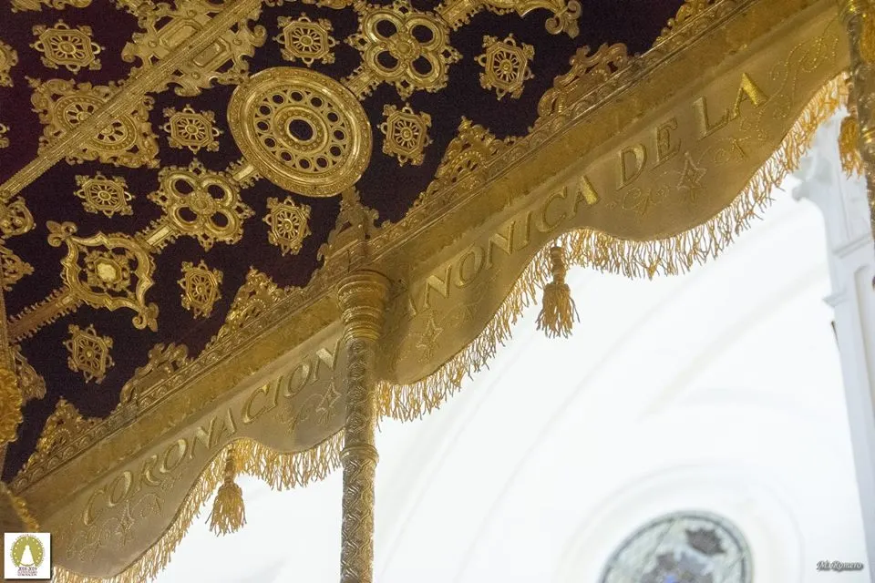 Centenario coronacion rocio la virgen luce nueva manto septiembre 2018-18