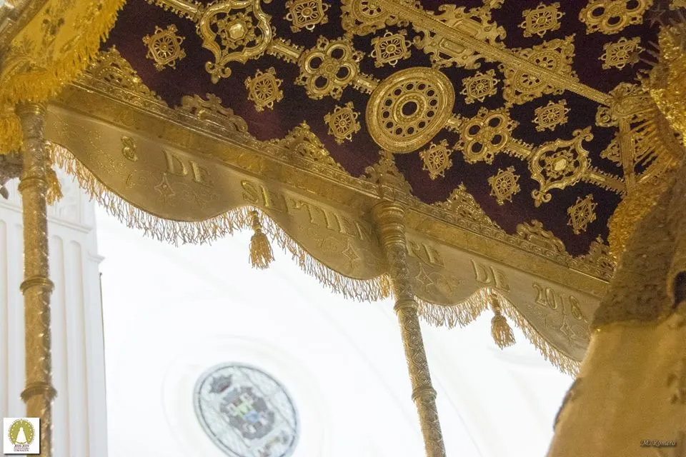 Centenario coronacion rocio la virgen luce nueva manto septiembre 2018-20