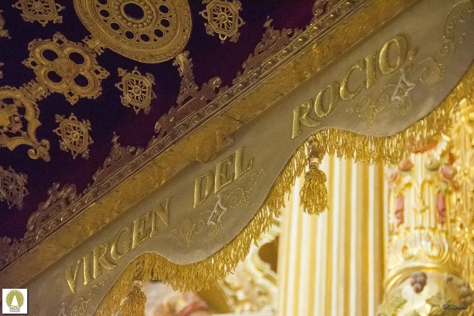 Centenario coronacion rocio la virgen luce nueva manto septiembre 2018-29