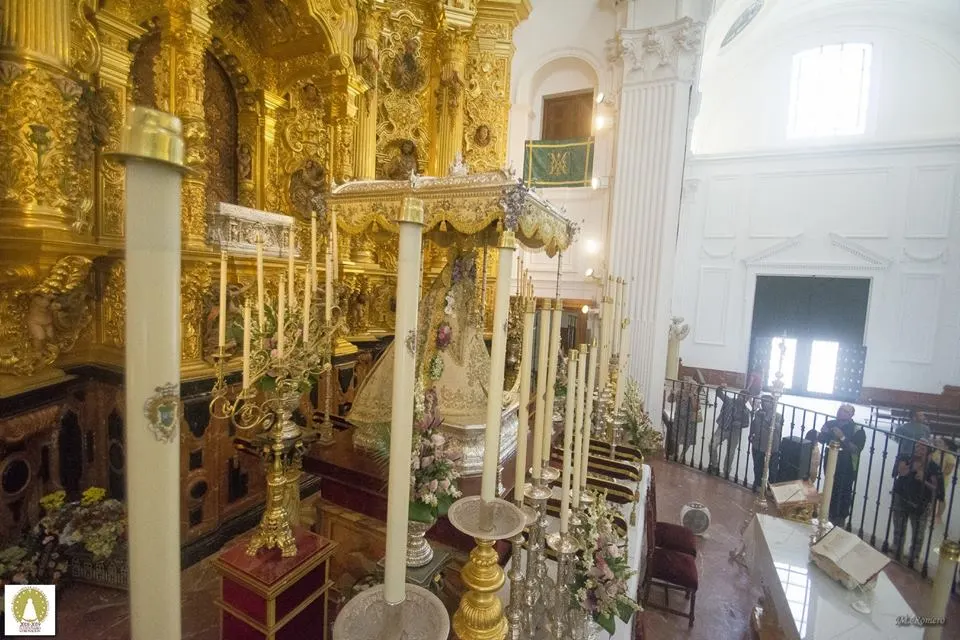 Centenario coronacion rocio la virgen luce nueva manto septiembre 2018-5