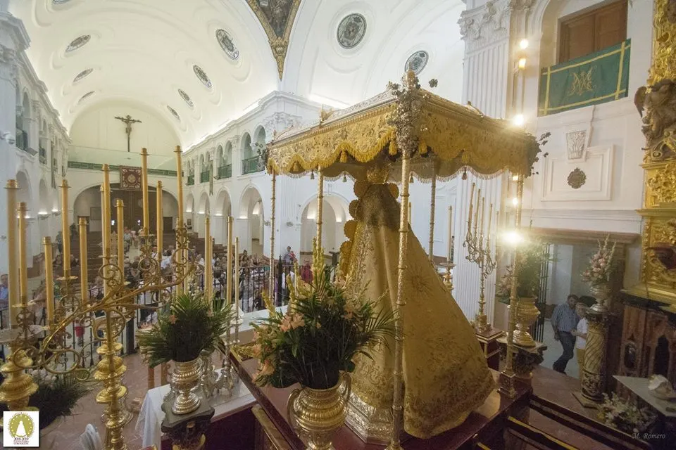 Centenario coronacion rocio la virgen luce nueva manto septiembre 2018-7