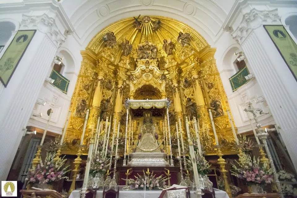 Centenario coronacion rocio la virgen luce nueva manto septiembre 2018.1