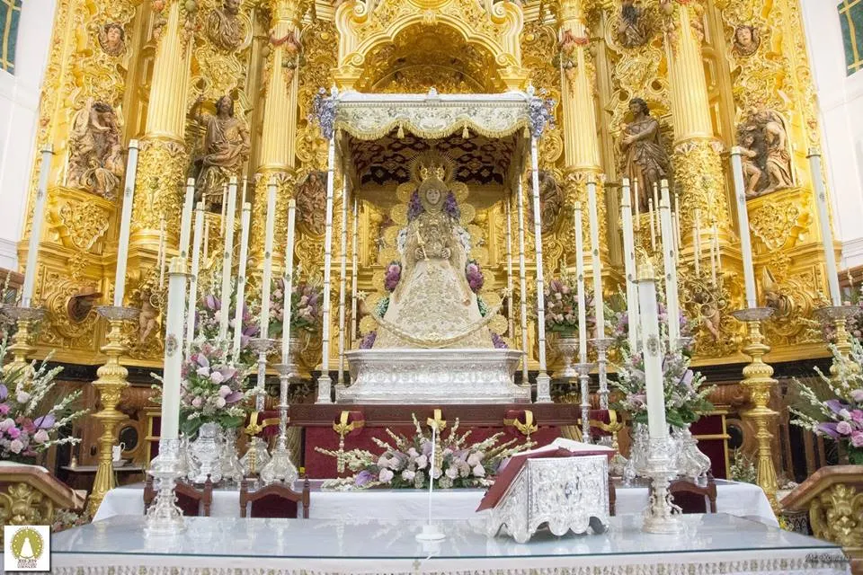 Centenario coronacion rocio la virgen luce nueva manto septiembre 2018.2