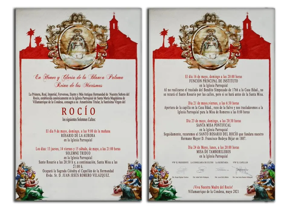 Villamanrique rocio cultos 2021