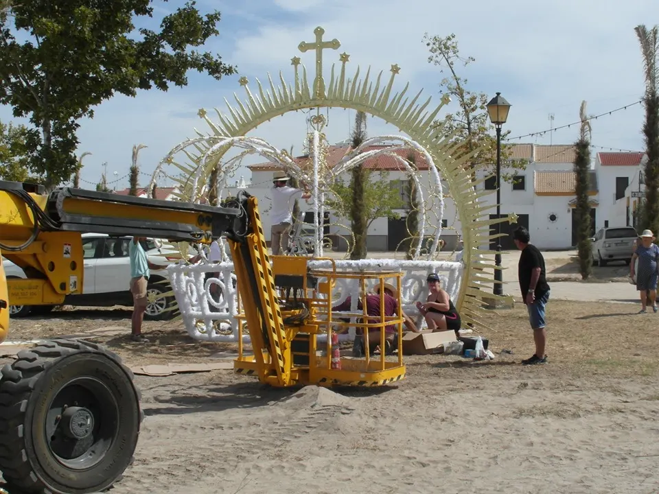 preparativos traslado virgen rocio 2019-21