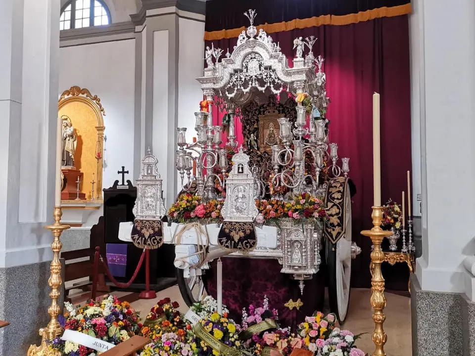 Altar rocio Malaga la caleta 2021