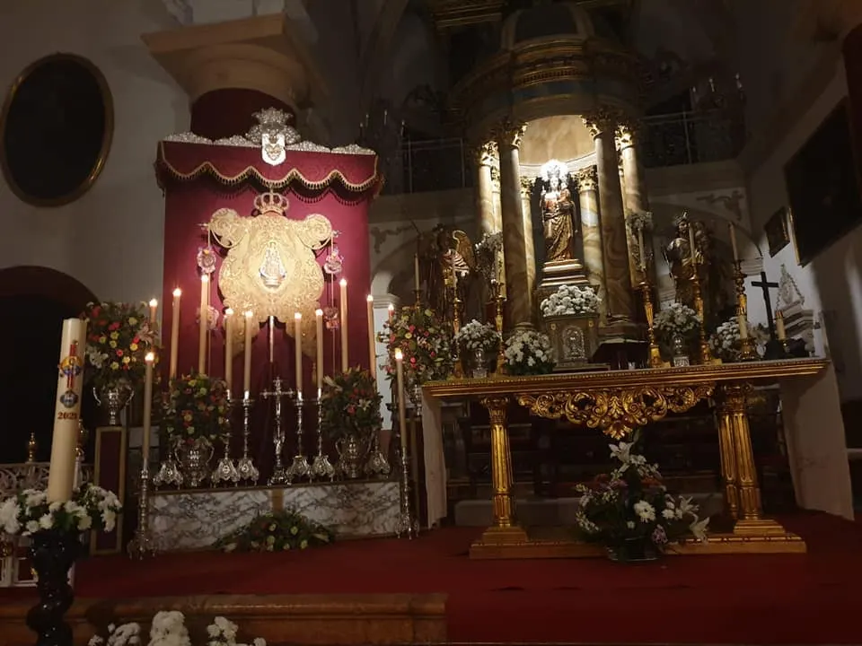 Rocio altar cultos Chipiona 2021