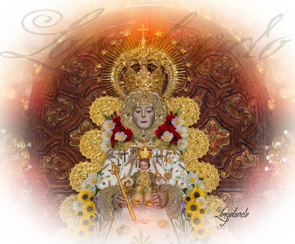 La Virgen del Rocio-traje margaritas-2-longobardo