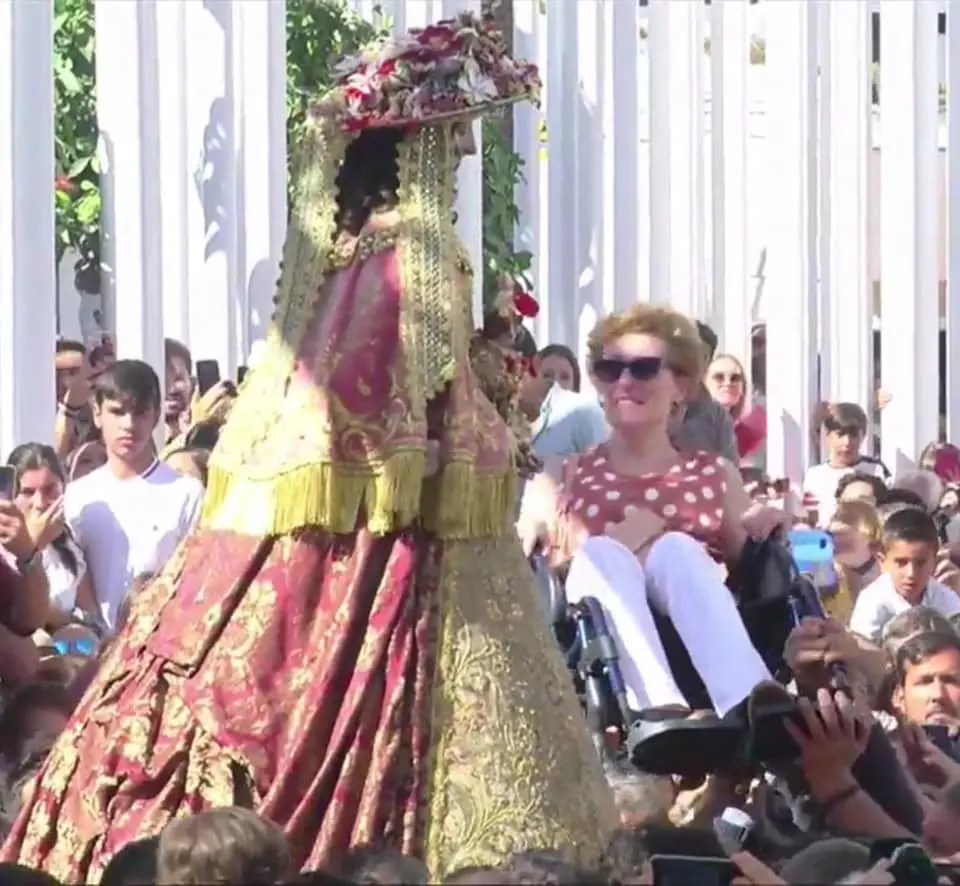 la virgen del rocio en Almonte traslado 2019-9
