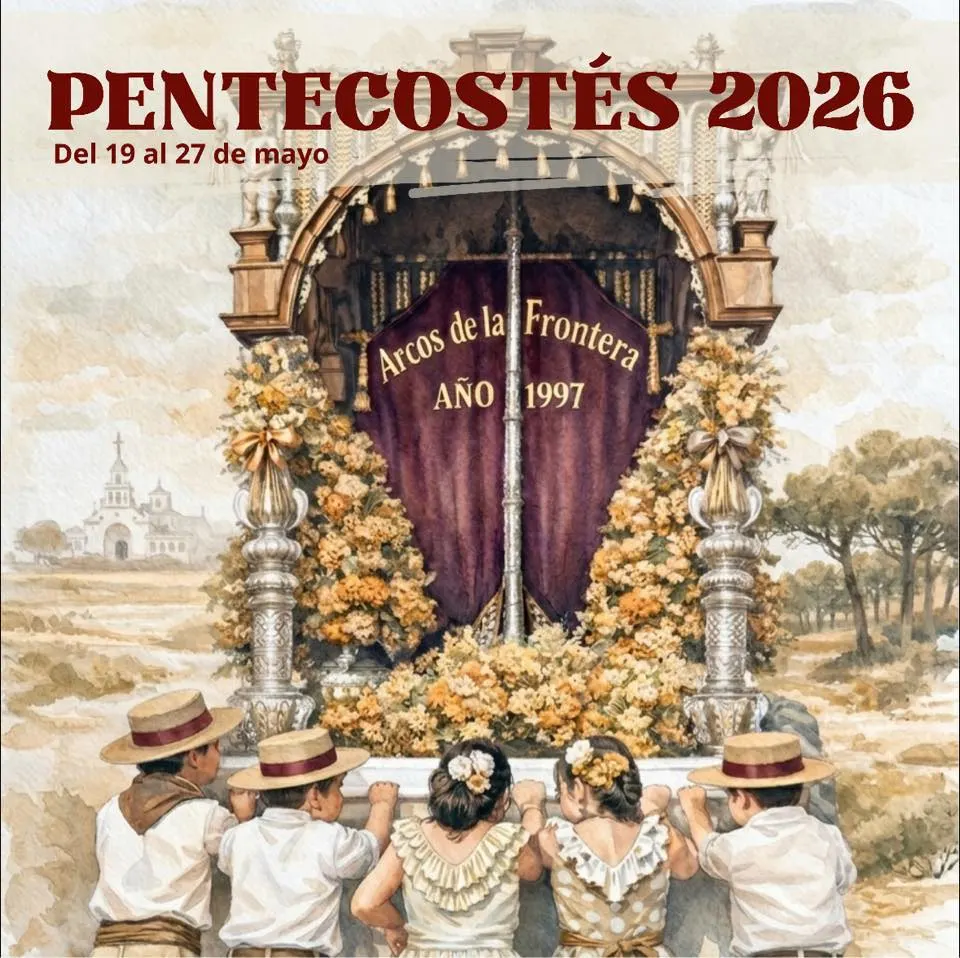 Carteles que dicen rocio Arcos de la Frontera 2026-75