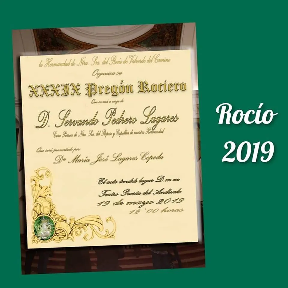 Valverde Cultos rocio 2019