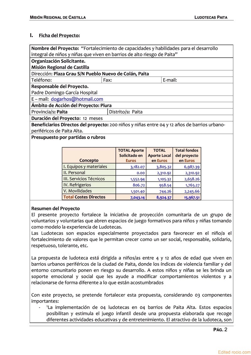 Proyecto Ludotecas 2018 2