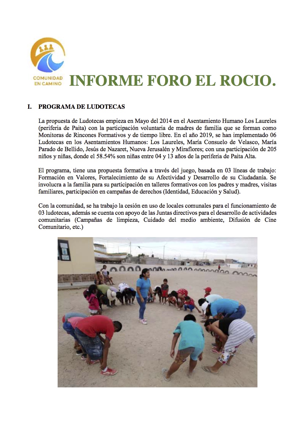 Informe Foro El Rocio 1