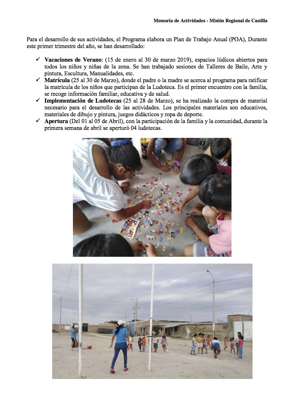 Informe Foro El Rocio 2