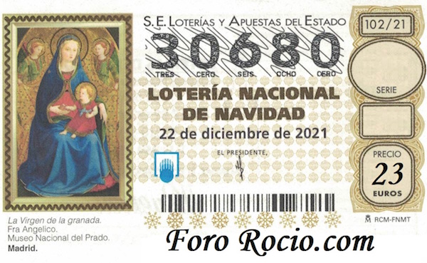 loteria foro rocio ofrenda 2021