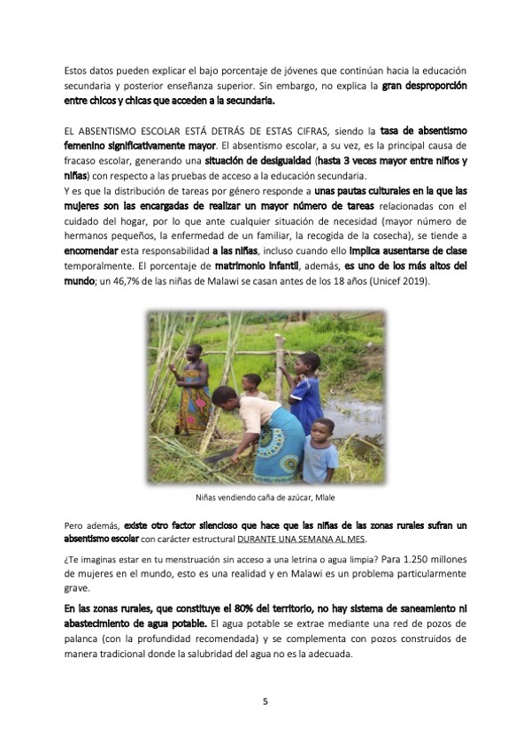 Proyecto Pozo y Aseos Malawi 5