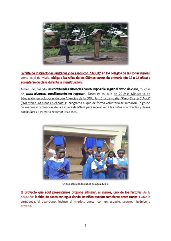 Proyecto Pozo y Aseos Malawi 6