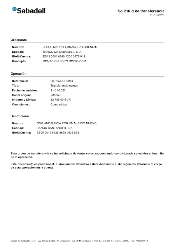 ofrenda foro 2022 TRANSFERENCIA APUMN
