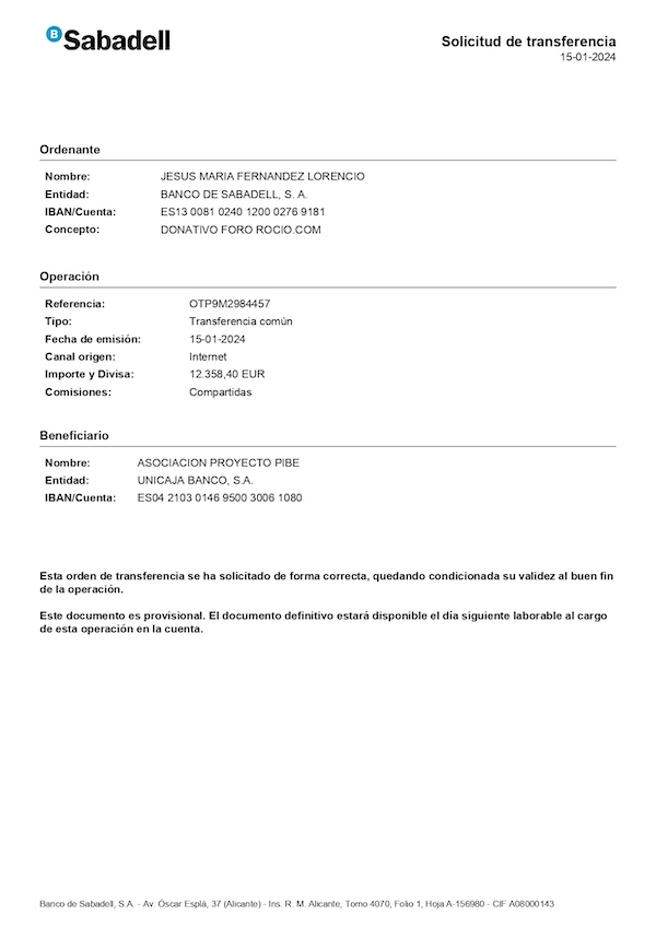 4 movimientos cuenta