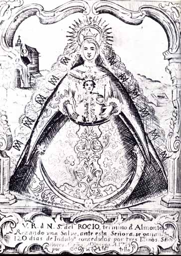 Grabado de Alonso Tello, 1754