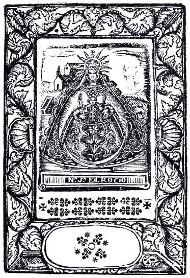 Xilografía del Libro de Reglas, 1758 Xilografía del Libro de Reglas, 1758