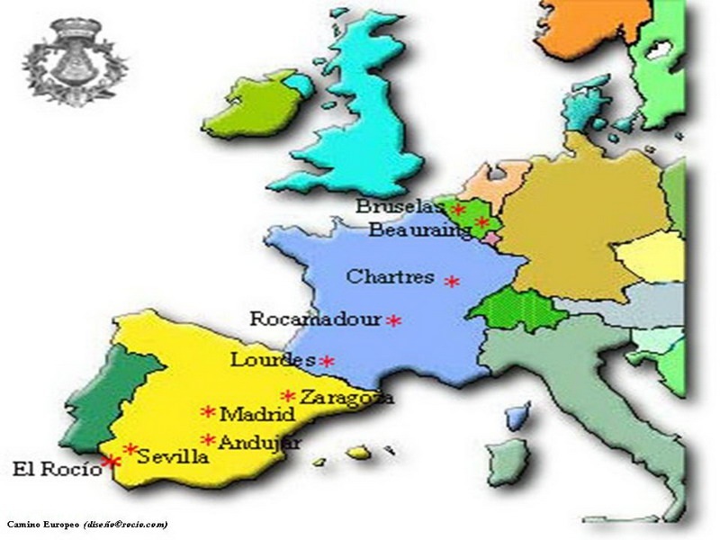 Etapas Camino Europeo