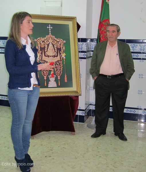 María José Tirado, Hermana Mayor del Rocío de Los Palacios, expuso sus vivencias junto a su padre, Joaquín Tirado, trasplantado de hígado.