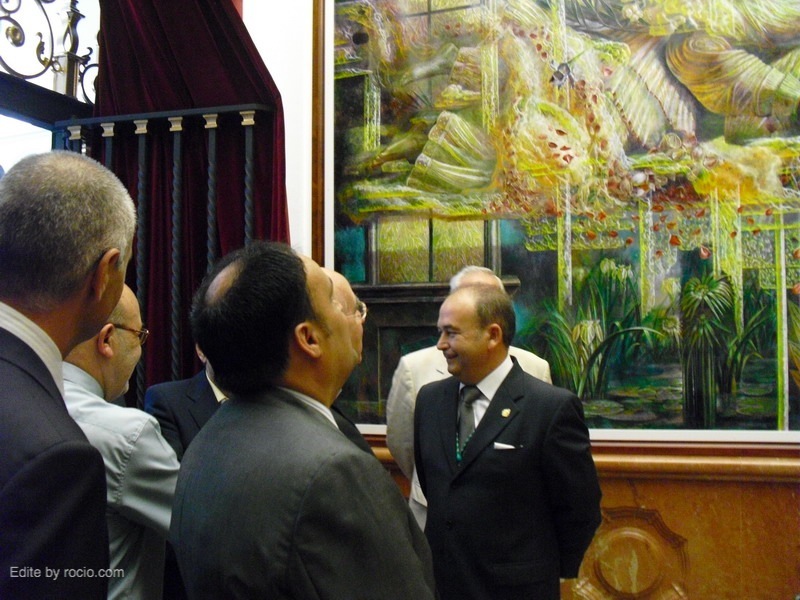 Manuel García Aragón en la Bendición dela Capilla Sacramental