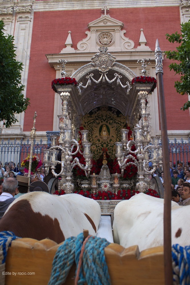 El Simpecado en la salida