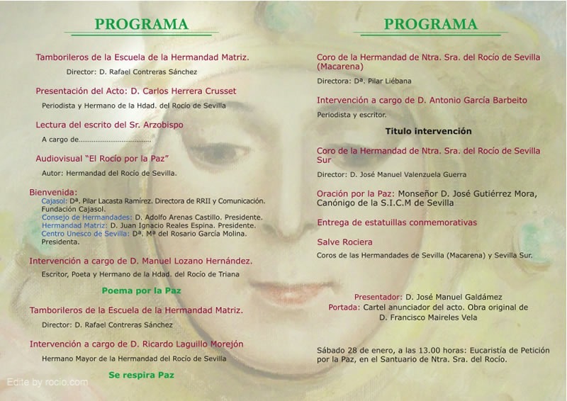Programa de mano