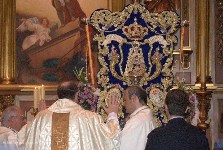 Momento de la bendición del Simpecao