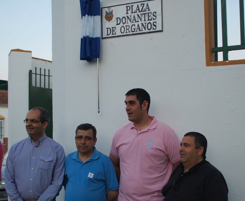 El alcalde y tres transplantados del ARAHAL