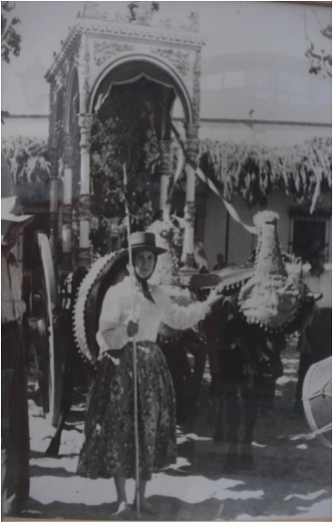 Antoñita Solís, en los años 1950