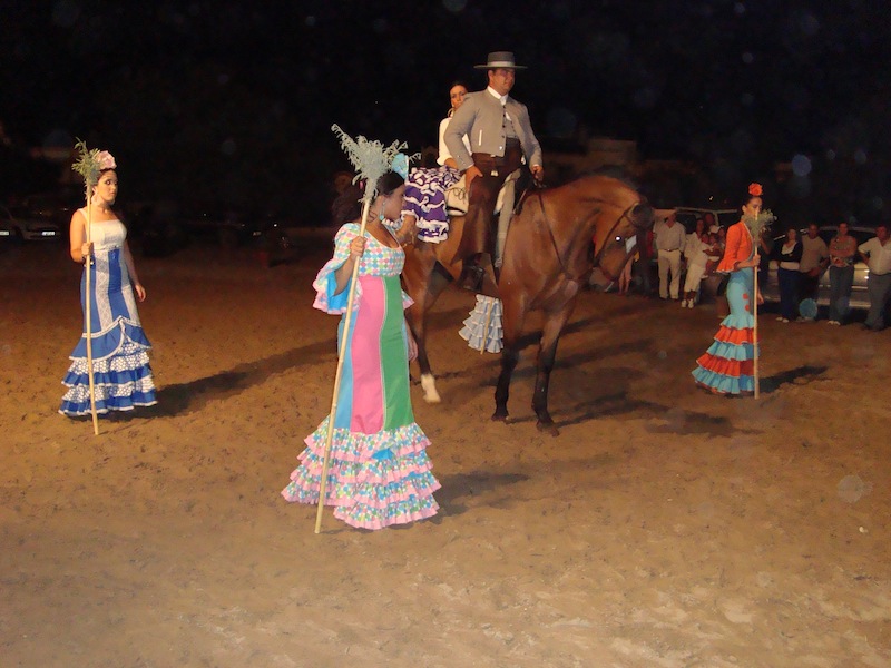 Fiesta rociera celebrada el pasado año