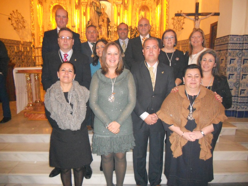 Foto oficial de la Junta de Gobierno de la Hermandad de Nuestra Señora del Rocío de Isla Cristina