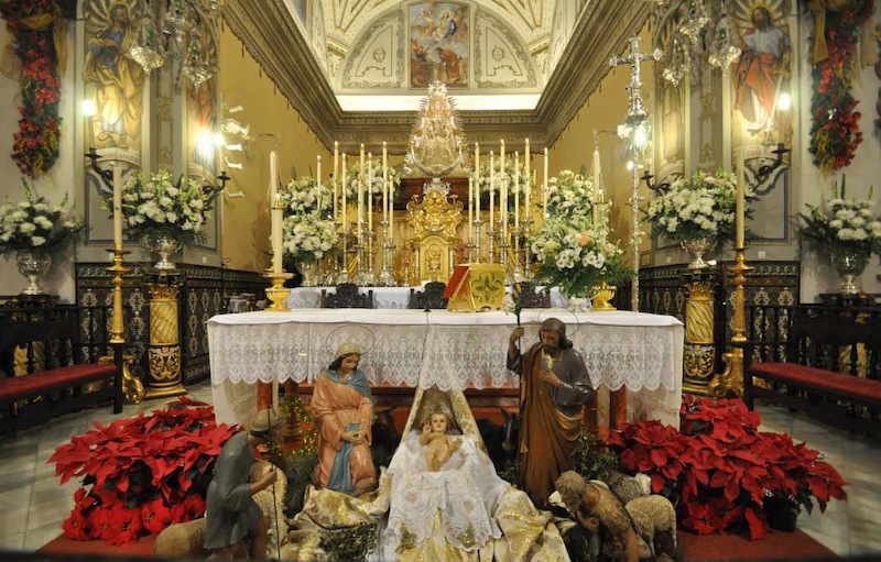 Foto de Manuel Romero del Belén en la parroquia de la Asunción de Almonte