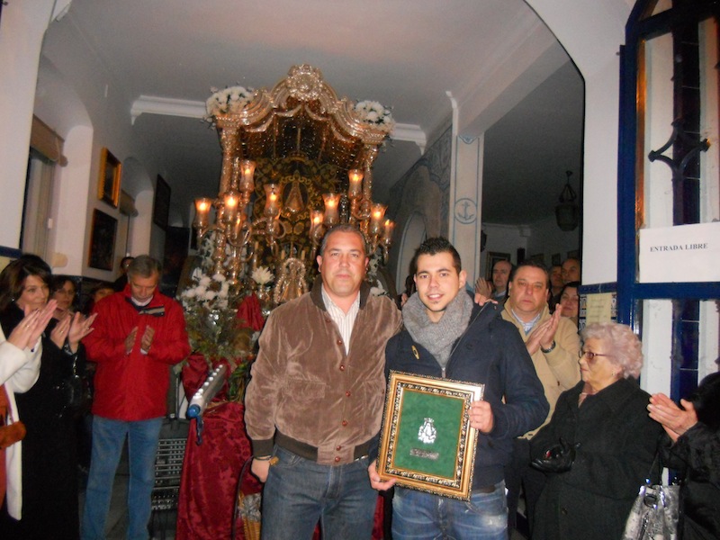Elías Casanova y Domi Ramírez interpretando la Salve