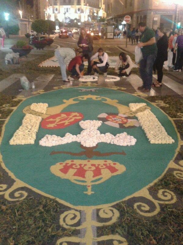 Alfombra de la Hdad. de Ceuta (Facebook Ceuta)