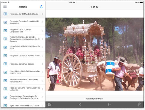 Aplicación para IPAD