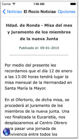 Aplicación para IPHONE