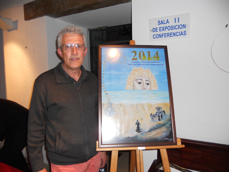 El Presidente, Pedro Jesús Álvarez, la Hermana Mayor, Carmen Prieto, la Alcaldesa, María Luísa Faneca, Antonio Peña, Presidente del Consejo, Rafael Salgado, Pregonero y Mauricio Romero, Autor del Cartel