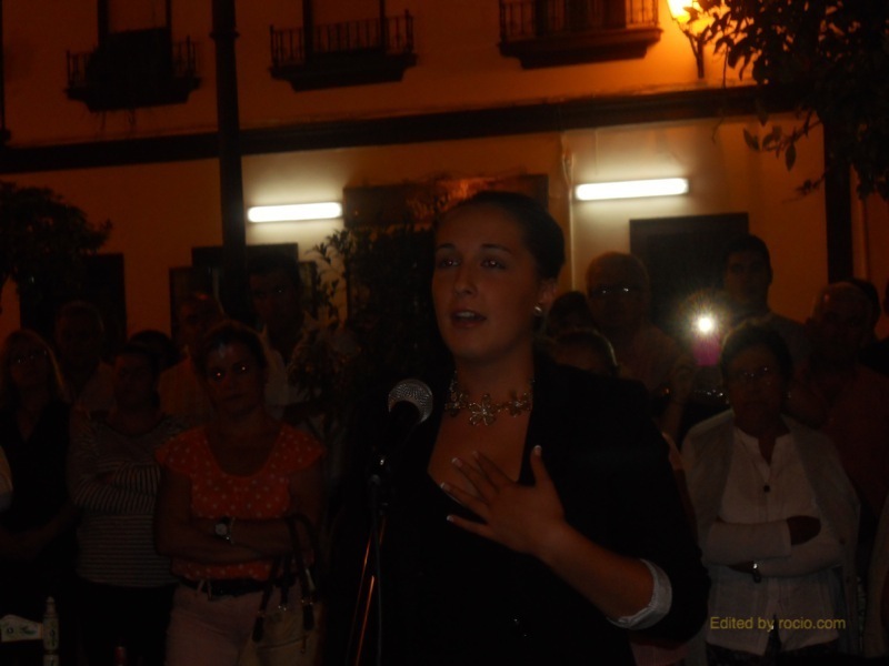 Momento en que Inés canta la Salve