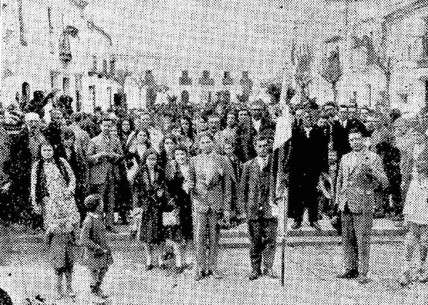 Almonte, los peregrinos de Carrión de los Céspedes en 1930, Foto Gráfica Sanluqueña Almonte, los peregrinos de Carrión de los Céspedes en 1930, Foto Gráfica Sanluqueña