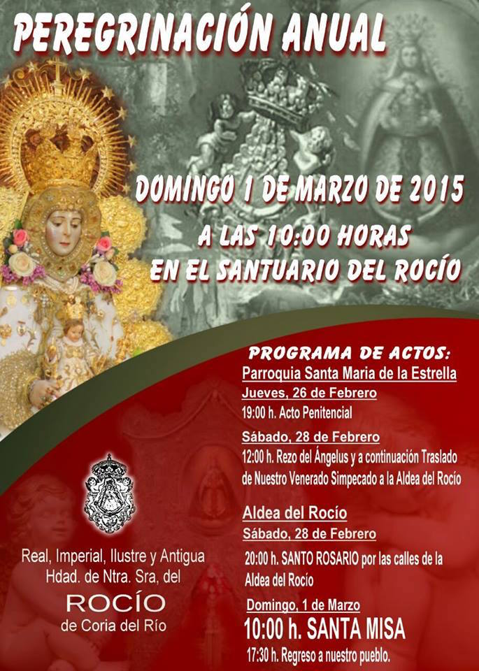 Peregrinacion Coria del Rio 2015