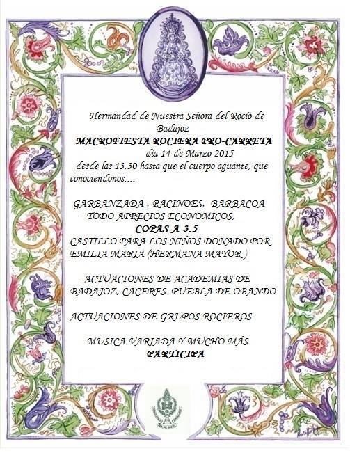 Badajoz fiesta rociera 2015