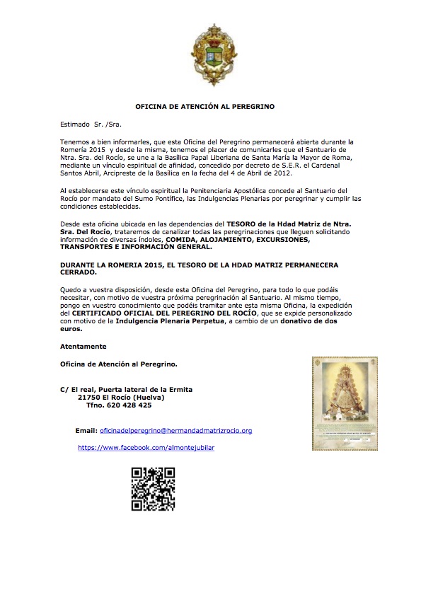 Carta Romeria 2015