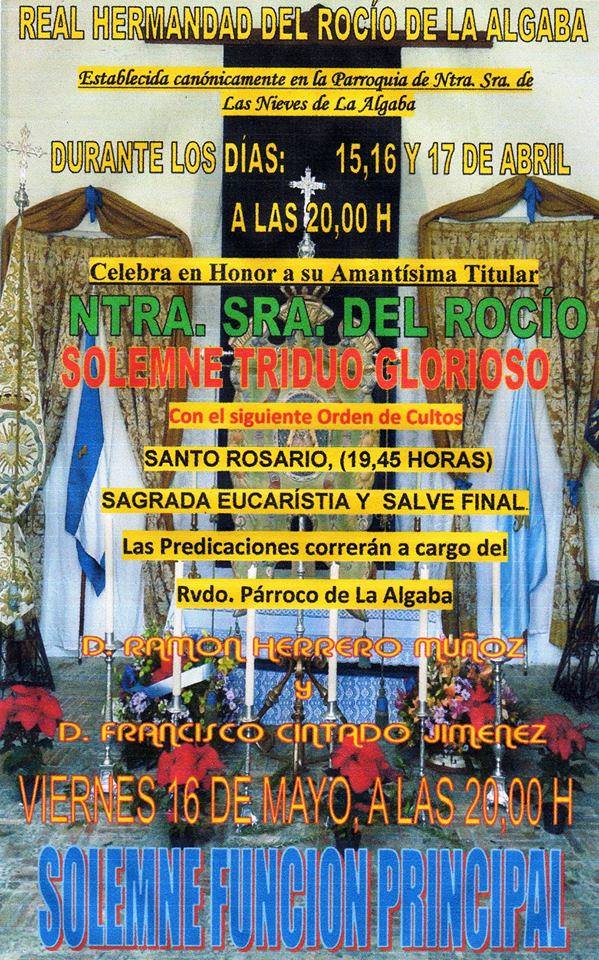 La Algaba triduo 2015