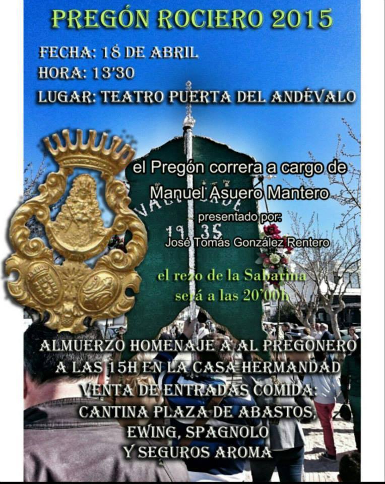 Valverde cartel pregon 2015